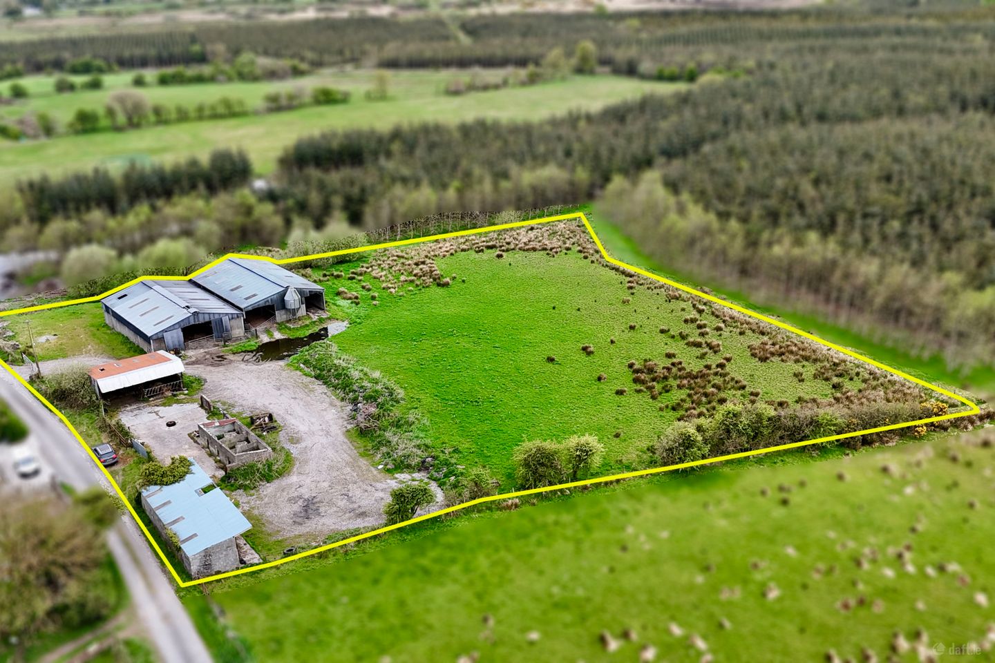 Prime Farm Yard & Sheds on 2 acres (approx.) at Beefield, Kilconnell, Ballinasloe, Co. Galway