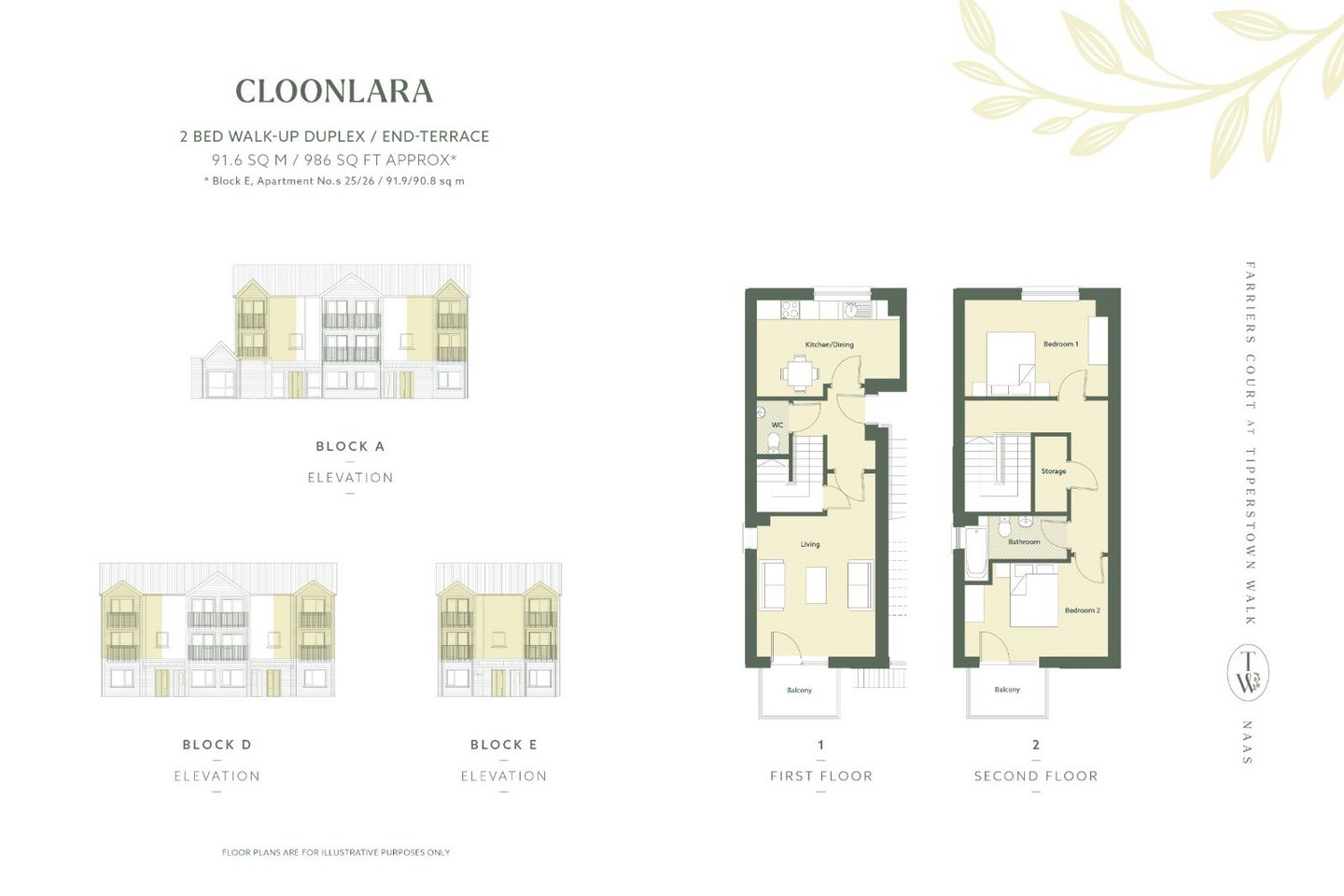 The Cloonlara - 2 Bedroom Own Door Duplex, Tipperstown Walk, Tipper Road, Naas, Naas, Co. Kildare