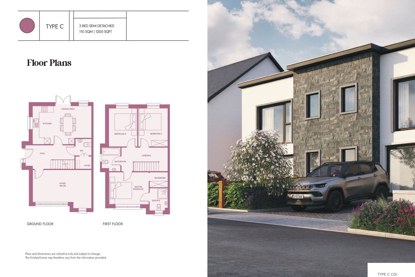 House Type C, The Paddocks, Coolcotts, Wexford Town, Co. Wexford