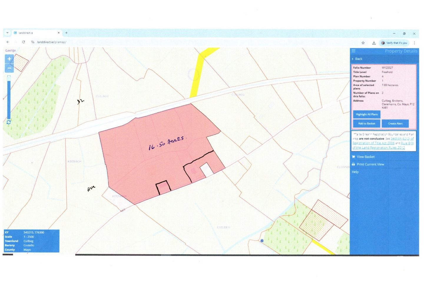 Kilbagh, Brickeens, Co. Mayo