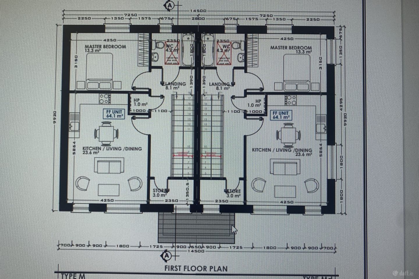 Unit type M, Oak Church, Kildare, Co. Kildare
