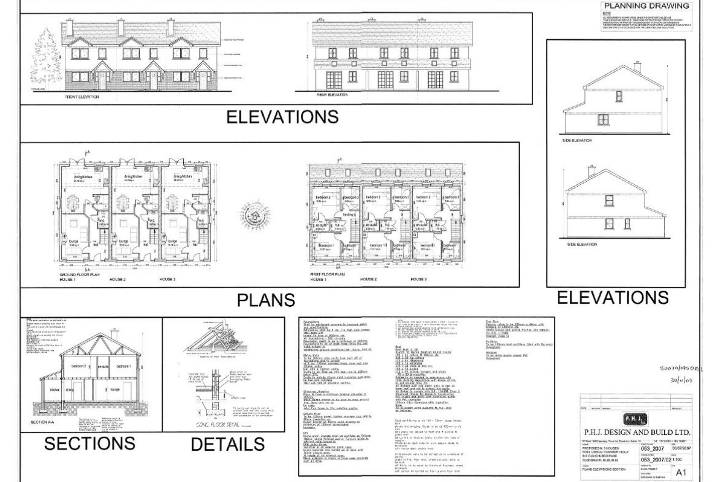2 X Houses With FPP for 3 X Houses –  6 & 7 Old Church Park, Clondalkin, Dublin 22