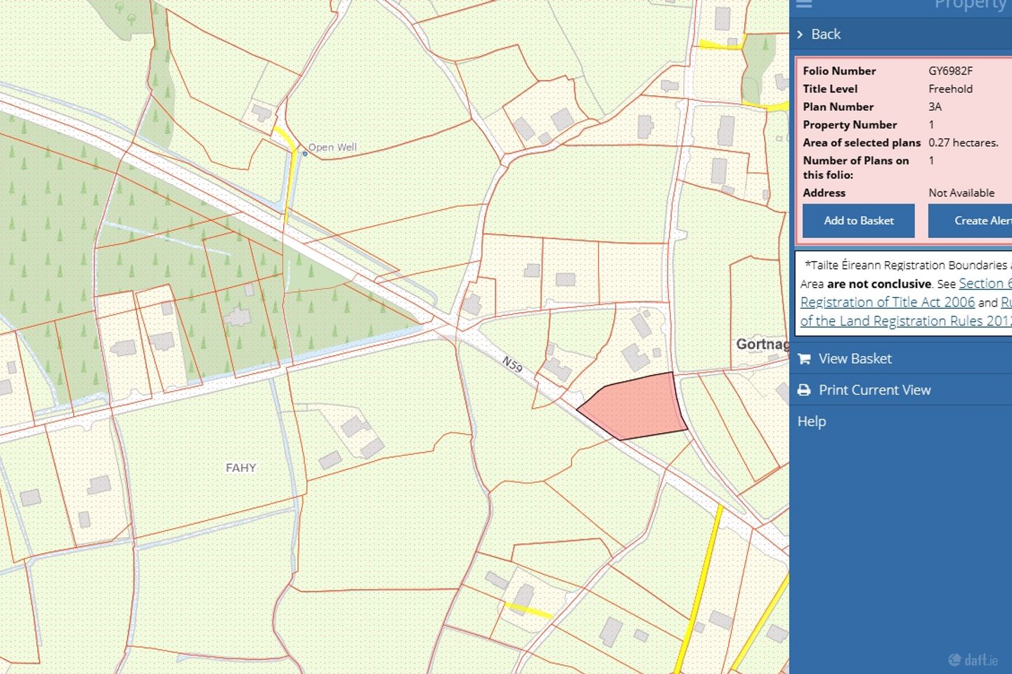 Gortnagroagh, Rosscahill, Co Galway