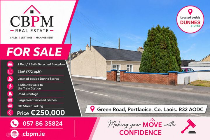 Green Road, Portlaoise, Portlaoise, Co. Laois, R32A0DC