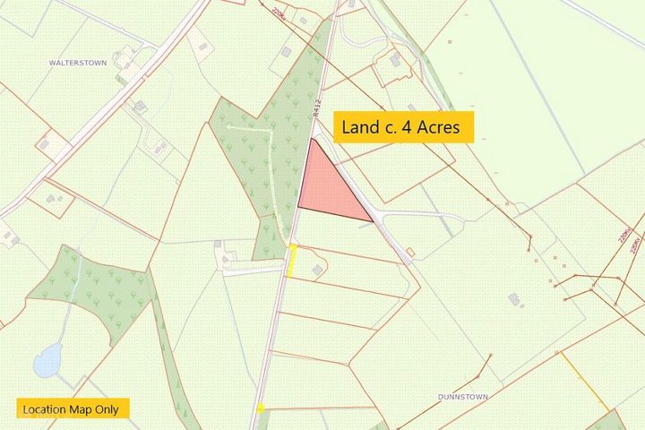 Land c. 4 Acres / 1.62 Hectares, Dunnstown , Naas, Co. Kildare