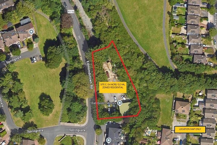 Investment Property - Site C. 0.4 Acres, Zoned Residential, Edmondstown Road, Rathfarnham, Dublin 16, D16DP48