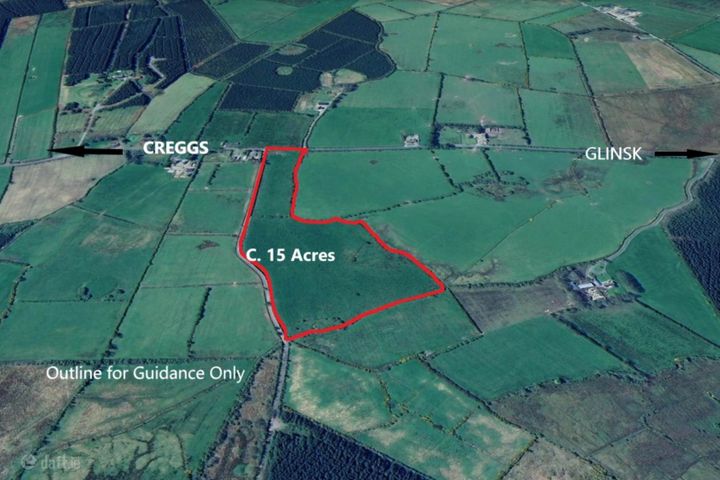 C. 15 Acres Of Prime Agricultural Land, Cartron, Creggs, Co. Roscommon