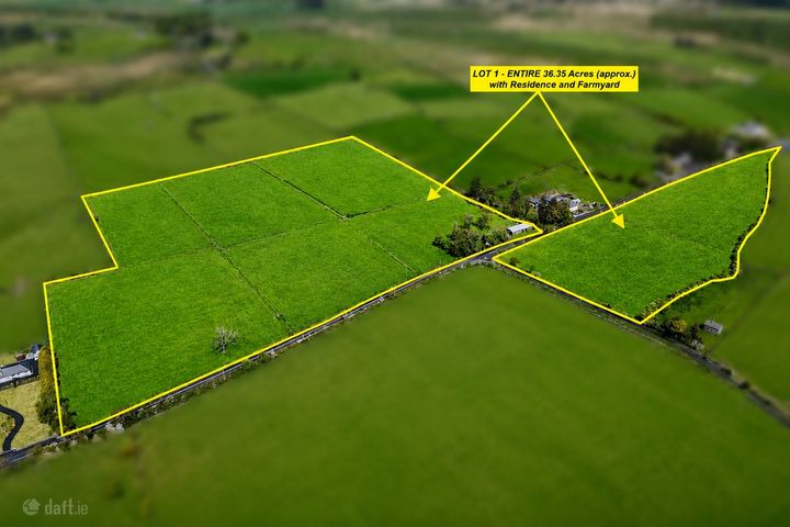 36.35 Acres (approx.) Residential Farm at Castleplunkett, Castlerea, Co. Roscommon