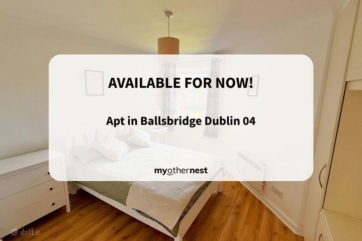 Looking for a double bedroom in a apartment in Ballsbridge, Dublin 4?, Sandymount, Dublin 4