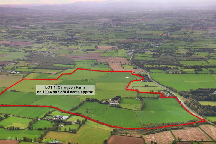 Lot 1 - Carrigeen Farm, Approx. 109.4 Ha (270.4 Acres), Cashel, Co. Tipperary, E25F886