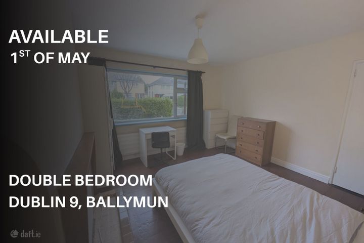 double bedroom, Shanard Road,Dublin 9, Ballymun, Dublin 9