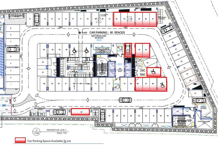 15 Car Parking Spaces at Trinity Central, Pearse Street, Dublin 2