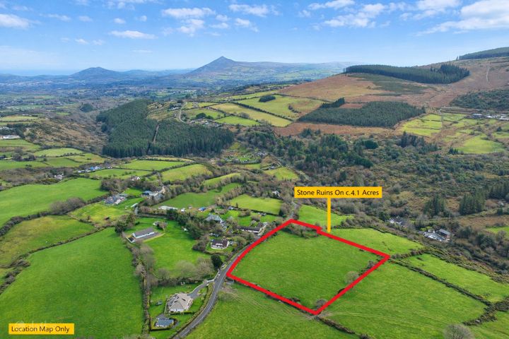 Stone ruins on C.4.1 acres, Barrack Road, Glencullen, Co. Dublin