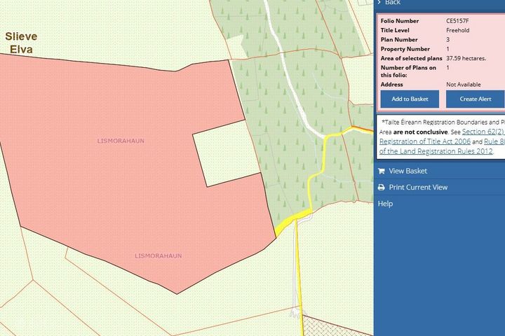 92.88 Acres, Lismorahaun, Lisdoonvarna, Co. Clare