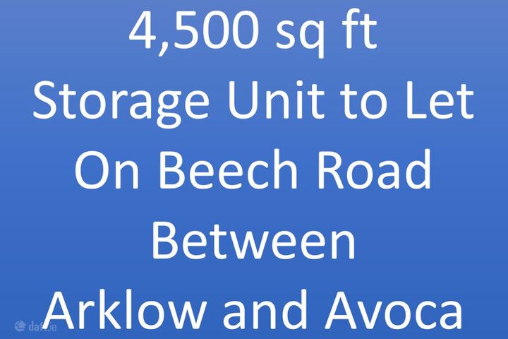 Industrial Unit To Let - 4,500 sq. feet, Arklow, Co. Wicklow