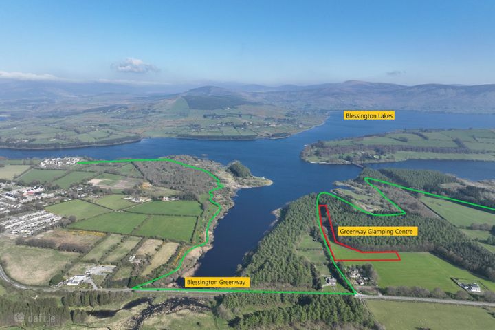 Development Site c. 2.7 Acres / 1.1 HA., FPP for Glamping / Tourist Centre, Blessington Lakes Greenw, Blessington, Co. Wicklow
