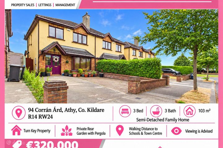 94 Corrán Árd, Athy, Co. Kildare, R14RW24