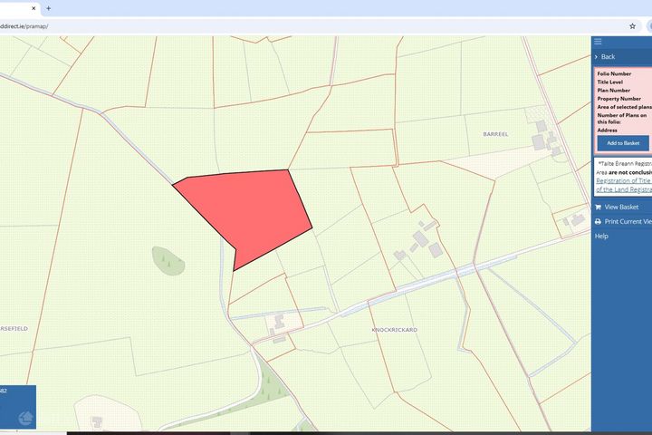 Knockricard, Coarsefield, Claremorris, Co. Mayo