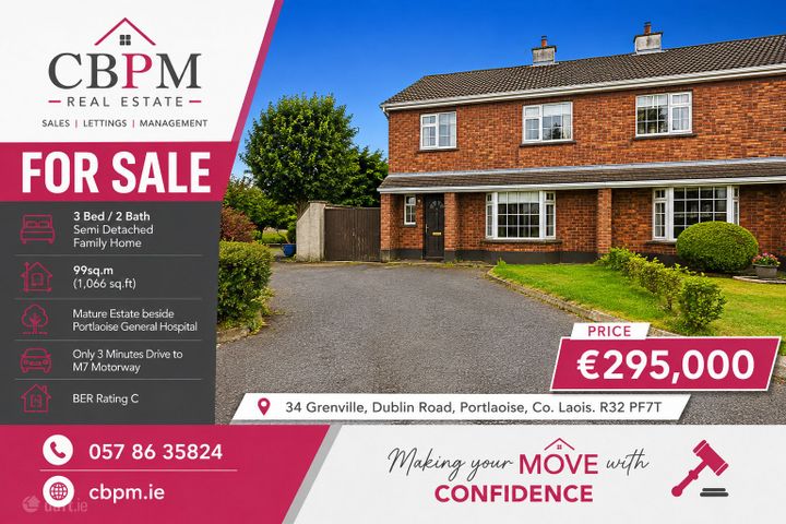 34 Grenville, Dublin Road, Portlaoise, Co. Laois, R32PF7T