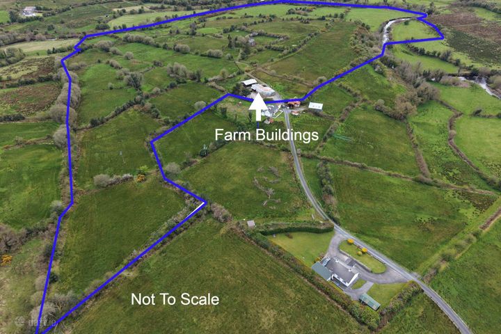 Derelict Residence & Farm Buildings C. 41.44 Acres, Corgorman, Arigna, Co. Roscommon