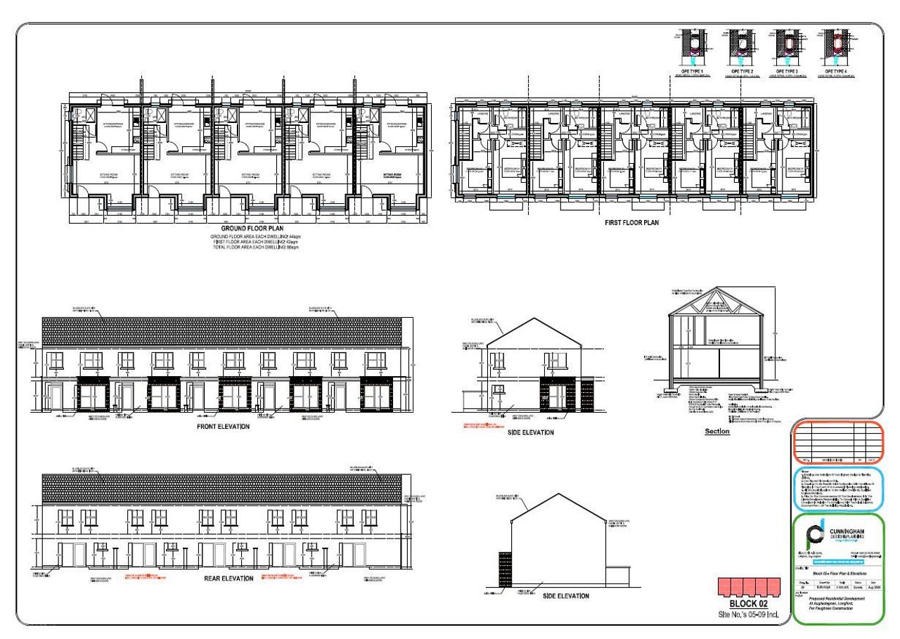 2 Bed Mid Terrace, White Linen Avenue, Longford Town, Co. Longford