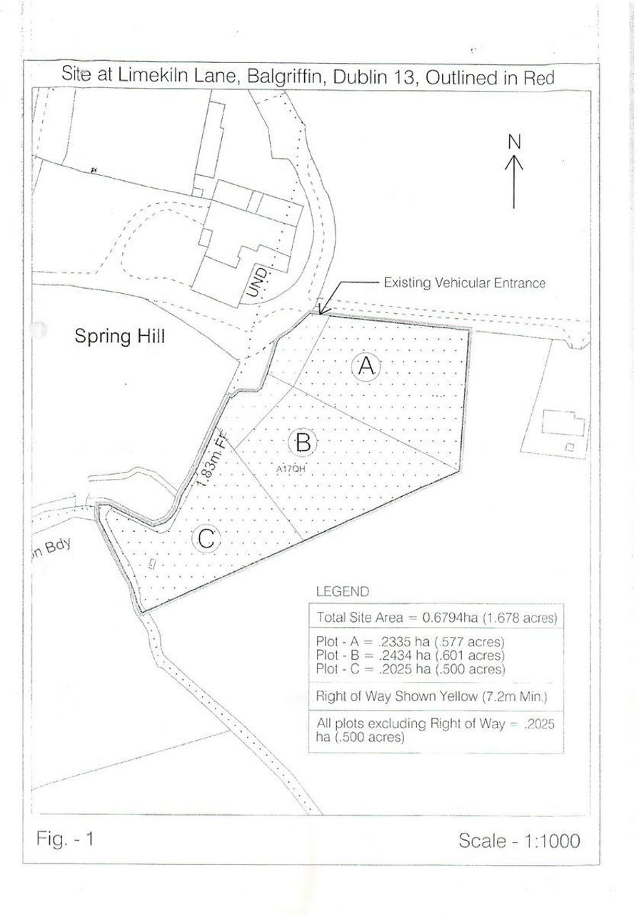 Limekiln Lane, off Malahide Road, Balgriffin, Co. Dublin