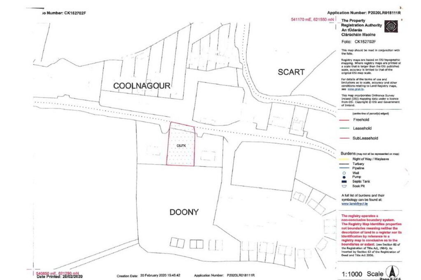 Doony, Milford, Co. Cork