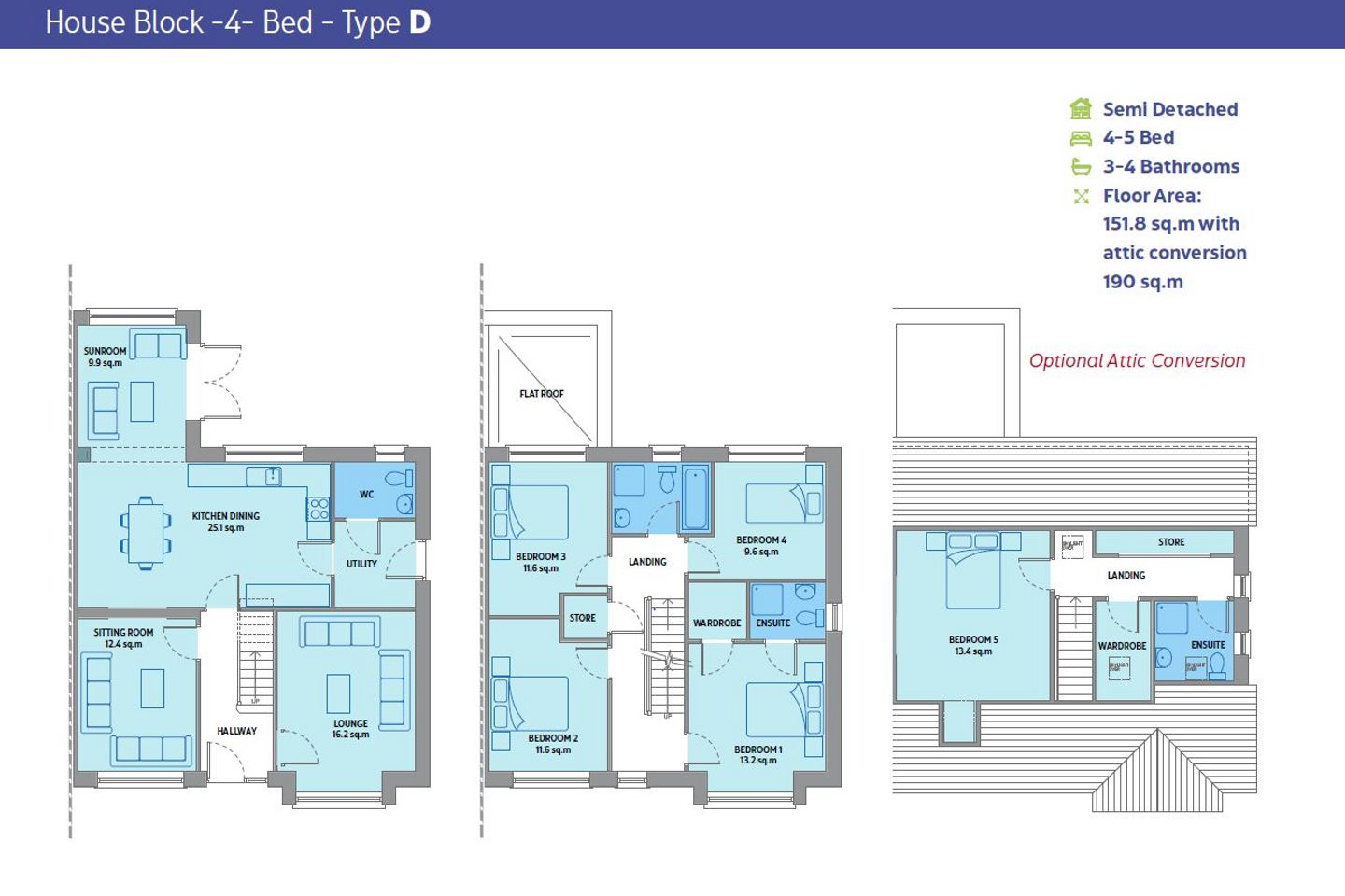 4 Bed Semi Detached, White Haven, Abbeyside, Dungarvan, Co. Waterford