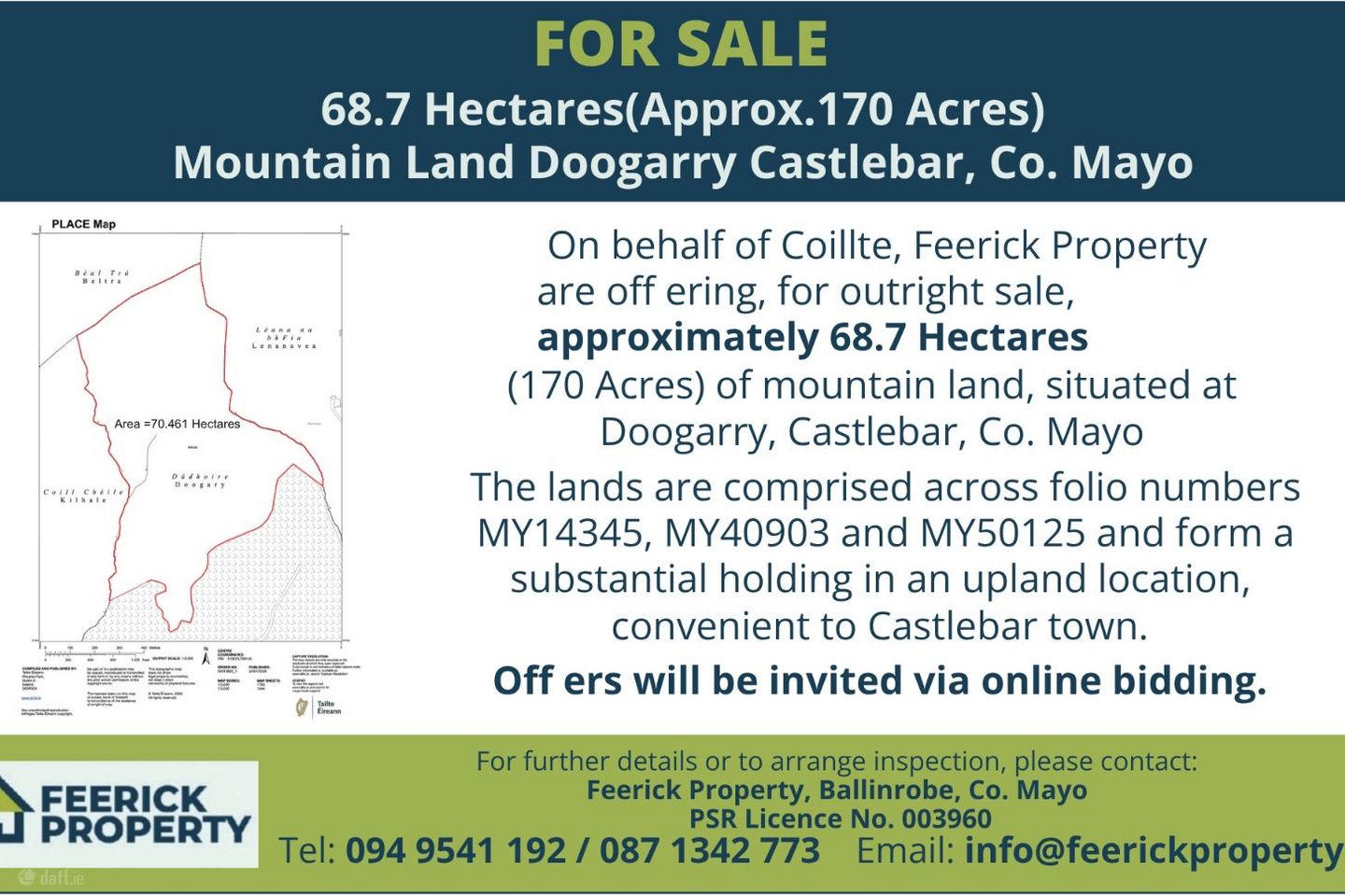 Doogarry, Castlebar, Co. Mayo