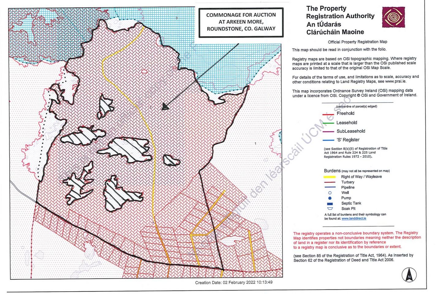 Arkeen More Commonage, Roundstone, Co. Galway