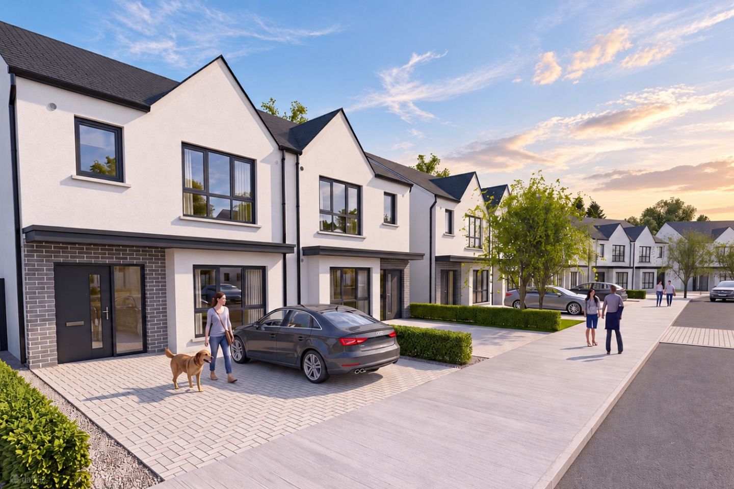 Three Bedroom Semi-Detached Home, Slí na Manach , Freshford, Co. Kilkenny