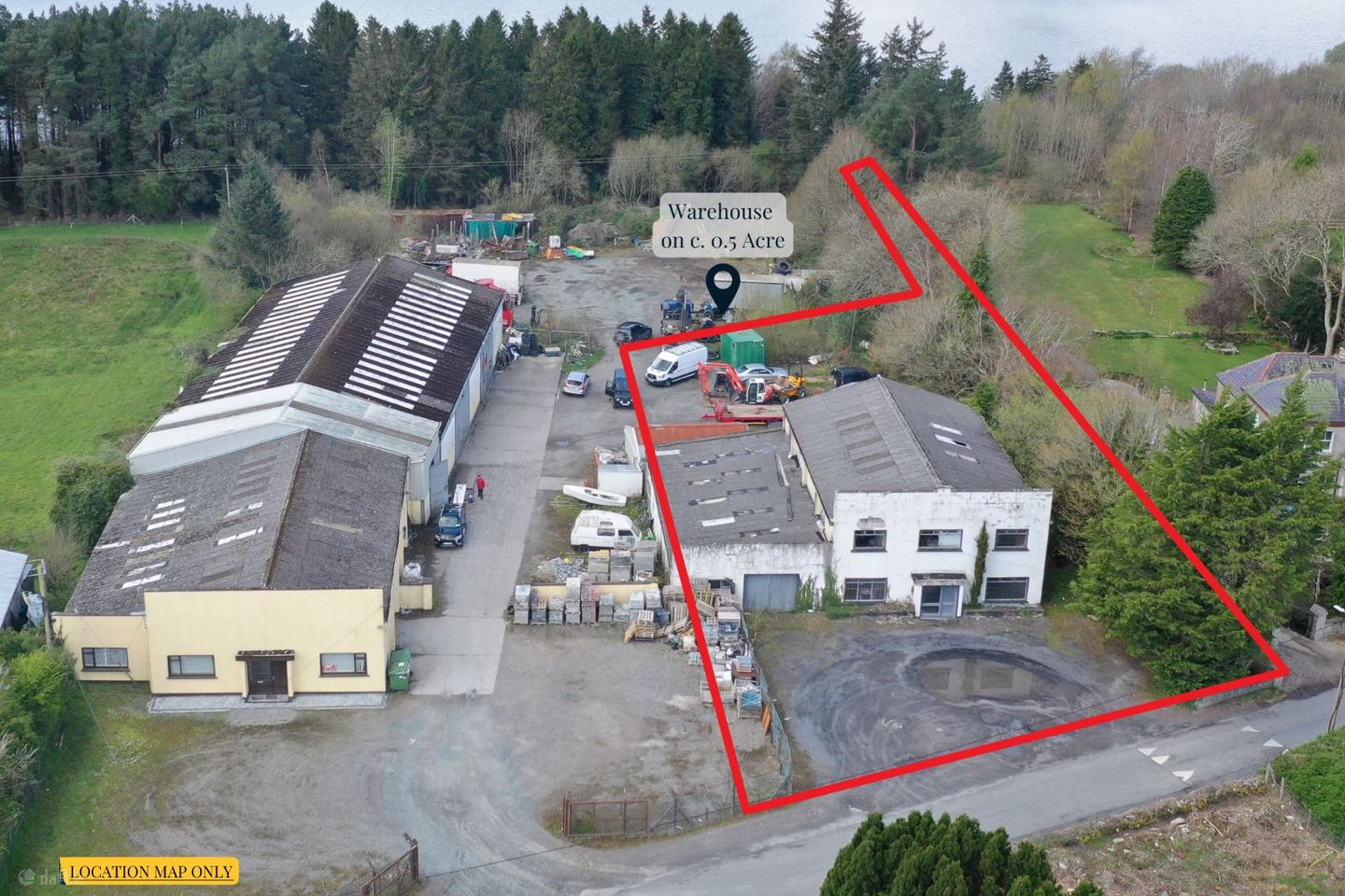 Warehouse On C. 0.5 Acre  0.2 HA, Lake Drive, Valleymount Village , Blessington, Co. Wicklow