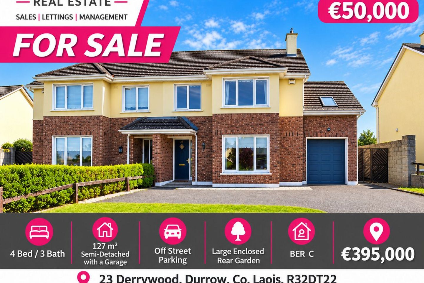 23 Derrywood, Durrow, Co. Laois, R32DT22