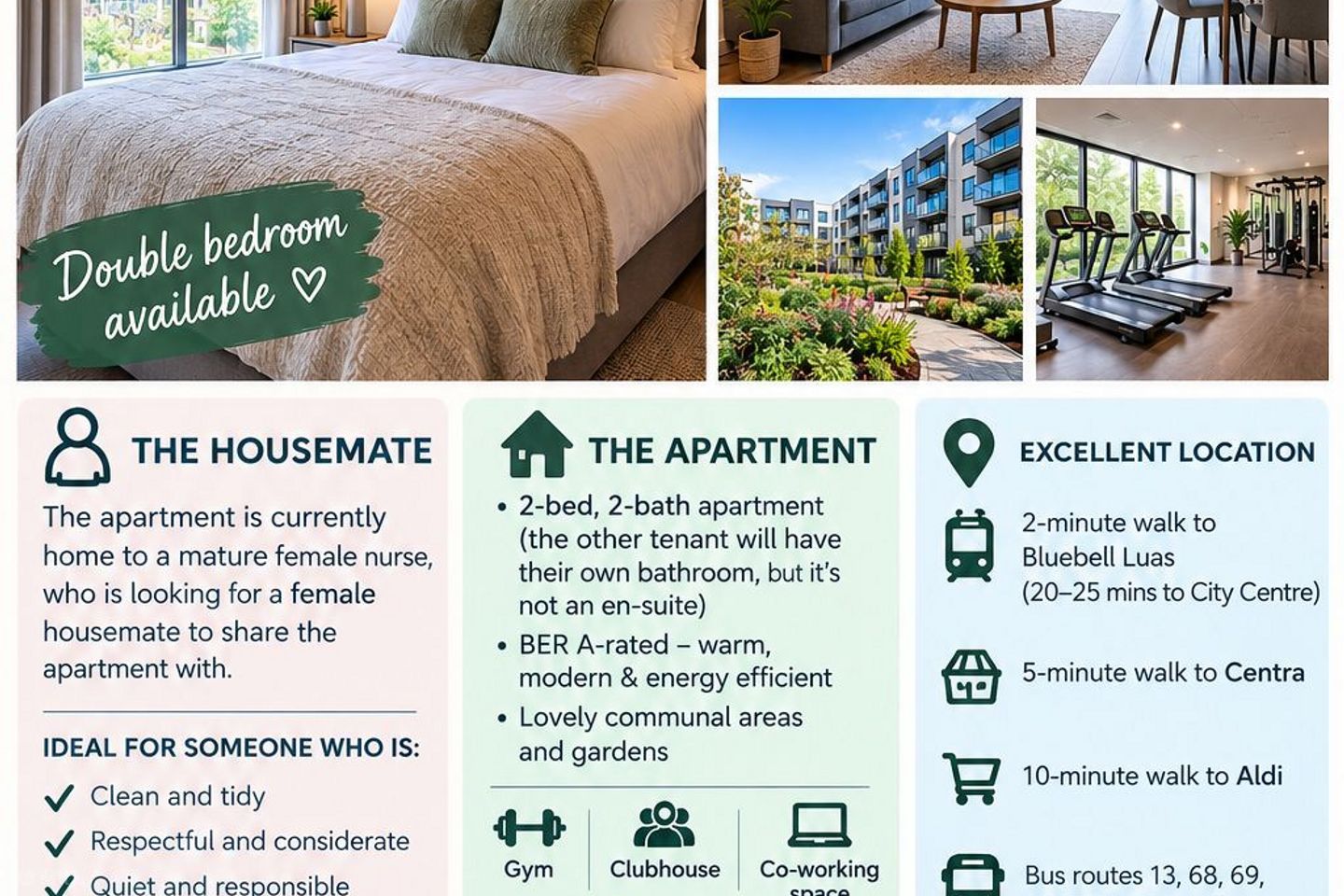 Apartment 8, Block 2, Castleview, Naas Road, Bluebell, Dublin 12