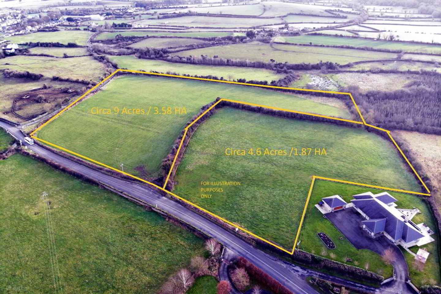 Circa 13.5 Acres At, Garrinch, Jesuits Walk, Fethard, Co. Tipperary