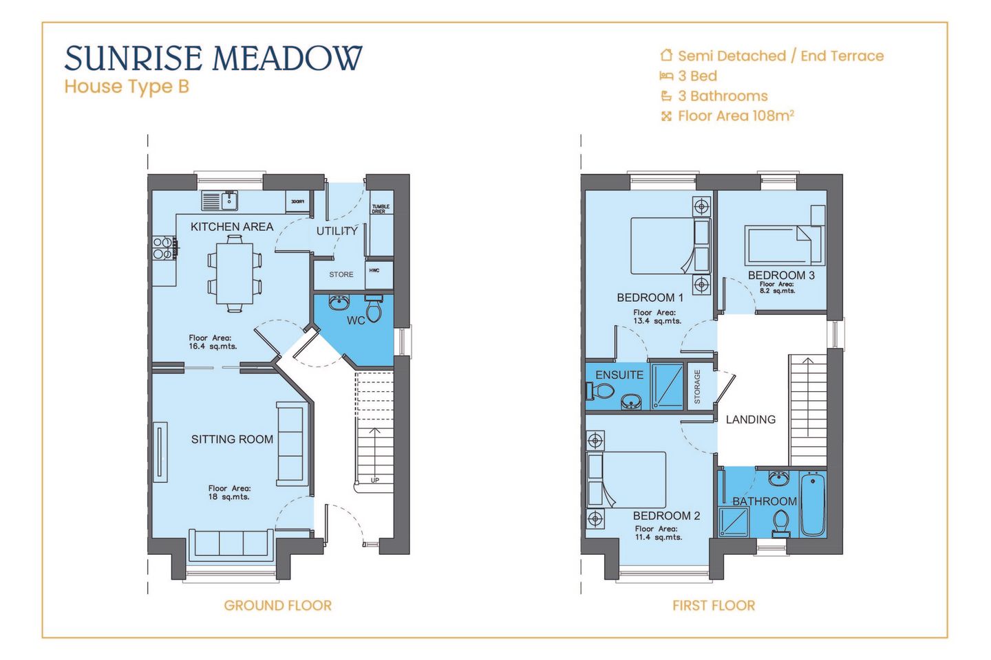 House Type B, Sunrise Meadow, Sunrise Meadow , Dunmore East, Co. Waterford