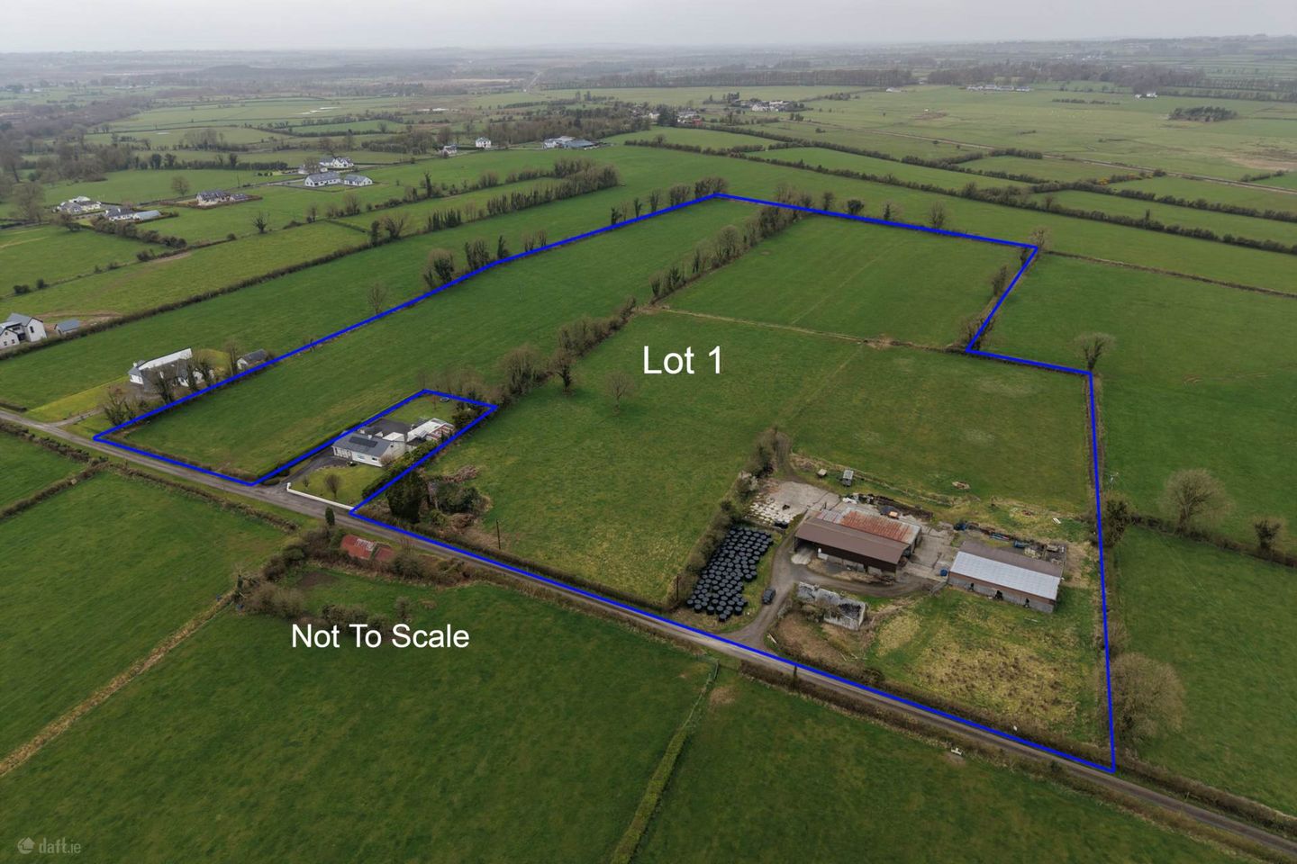 C. 69 Acres With Slatted Shed, Ardmore, Donamon, Co. Roscommon
