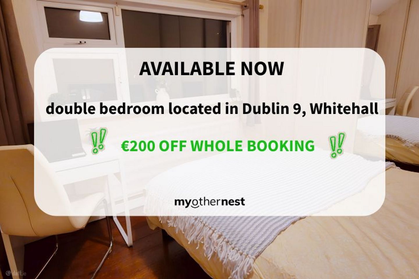 double bedroom 19.2 Shanard Road, Dublin 9, Ballymun, Dublin 9