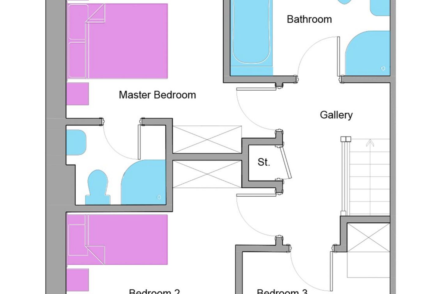 House Type A , Fearran and Easpaig ( Bishop's land), Kilrane, Co. Wexford