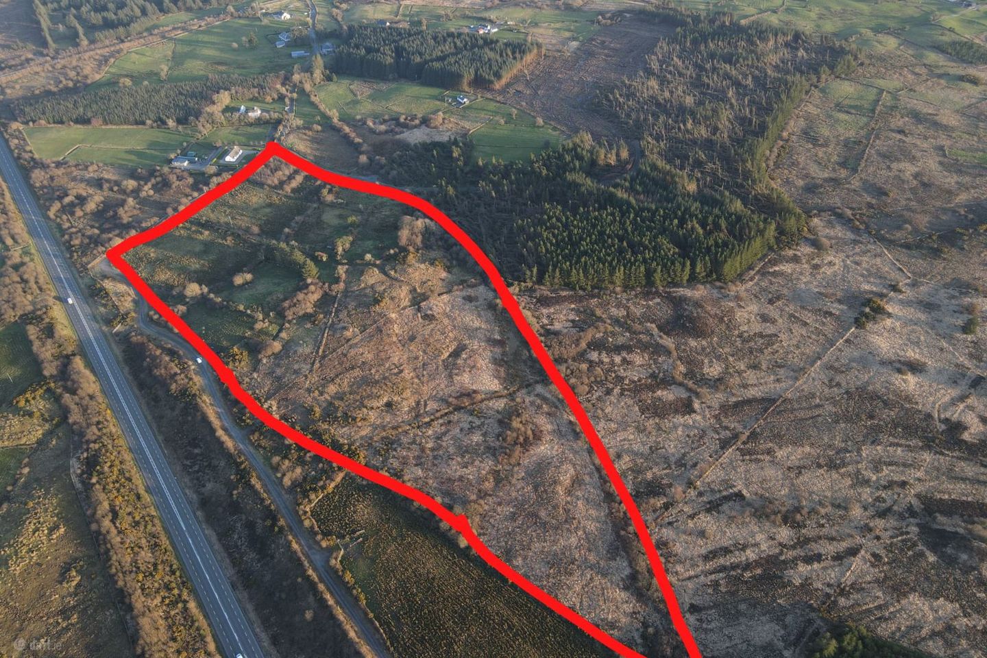 3 roomed cottage c.19.85 acres Bockagh, Ballaghaderreen, Co. Roscommon