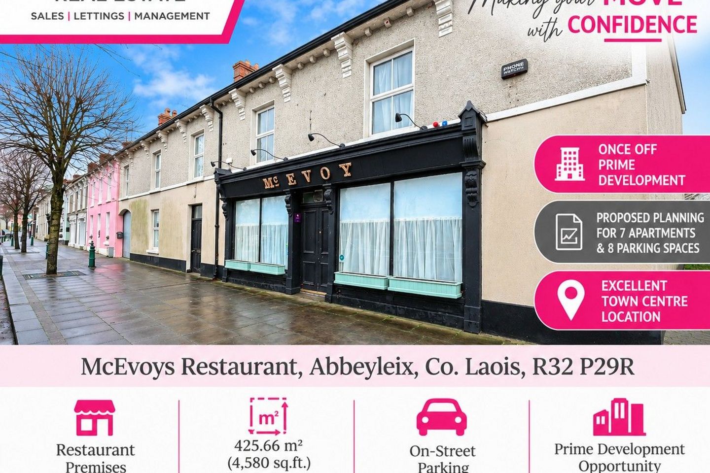 McEvoys, Main Street, Abbeyleix, Abbeyleix, Co. Laois, R32P29R