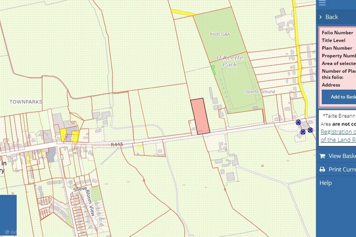 Townspark, Borris-in-Ossory, Co. Laois