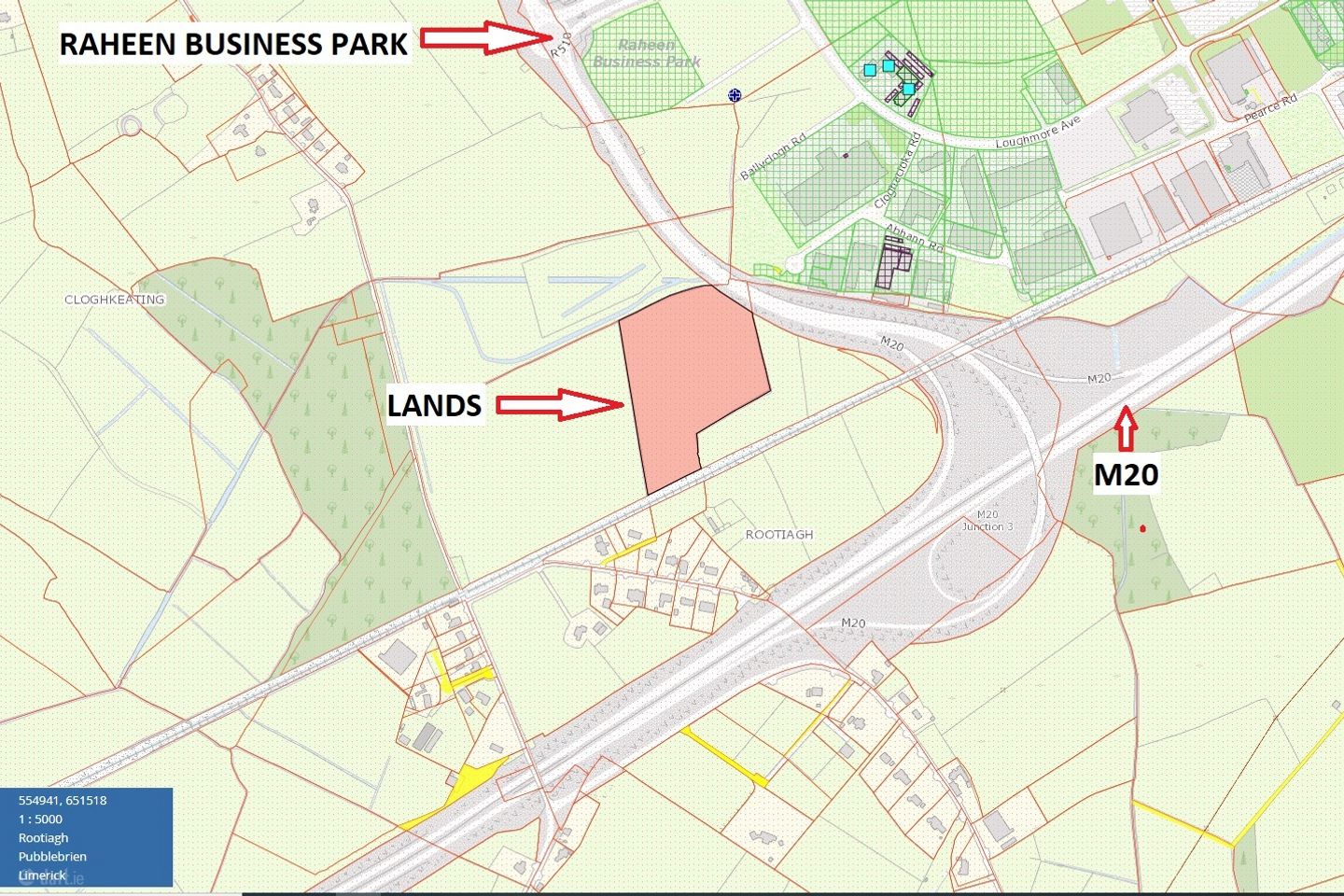 Lands near Ballycummin/Raheen Business Park, Ballycummin, Co. Limerick