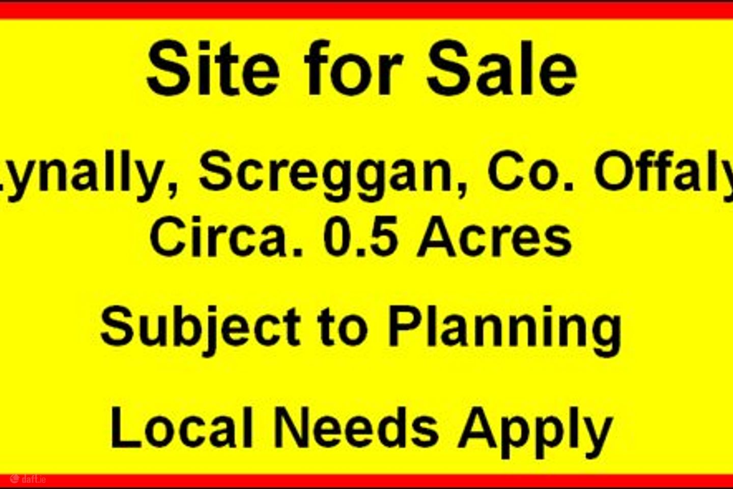 Lynally, Screggan, Co. Offaly