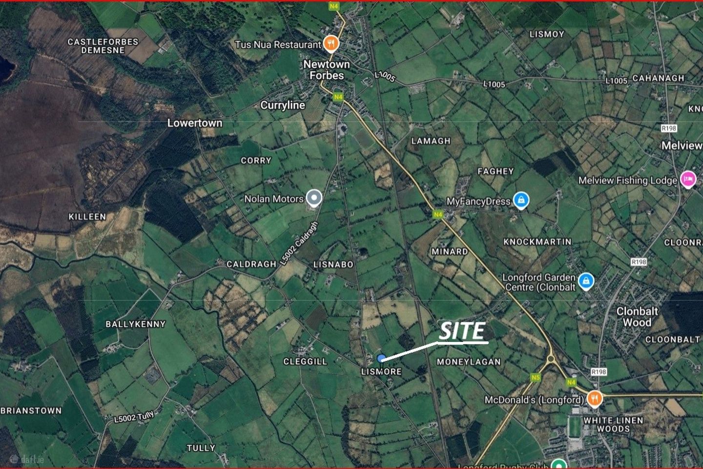 Site At Lismore, Newtownforbes, Co. Longford, Folio LD20457F
