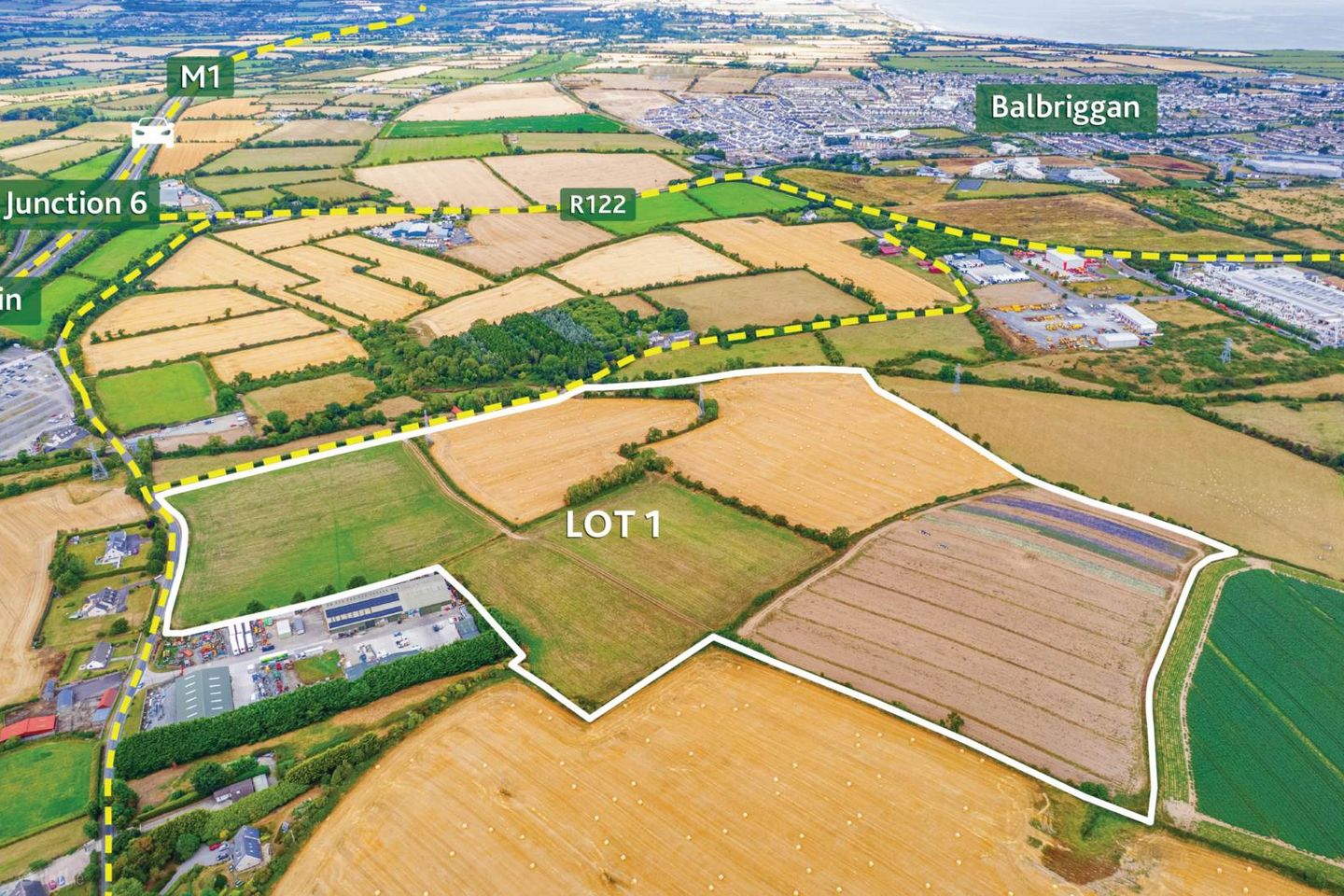 Approx. 47.8 Acres (19.33 Ha) Folkstown Lane, Balbriggan, Co. Dublin, K32FY86