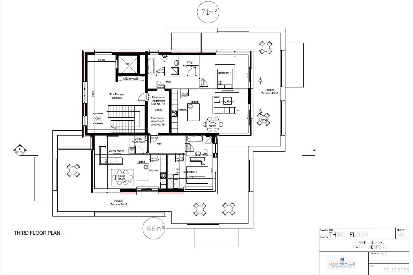 No. 18 One Bedroom Penthouse Apt - Block Type E , PARK CLOSE (CLOS NA PAIRCE), Wexford Town, Co. Wexford