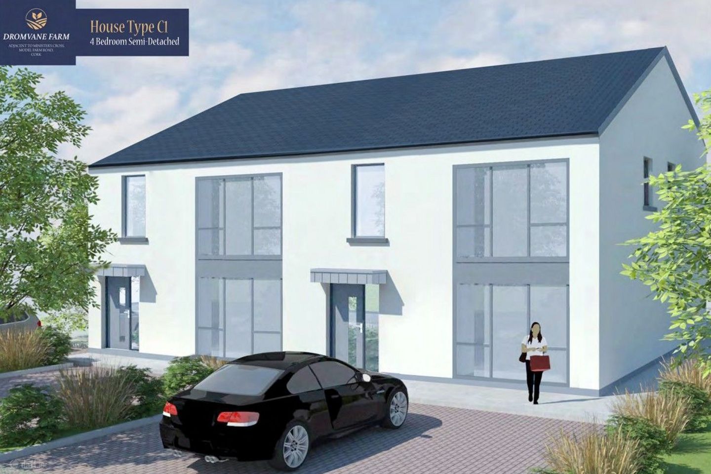C1 4 Bedroom Semi-Detached, Dromvane Farm, Minister's Cross, Carrigrohane, Co. Cork
