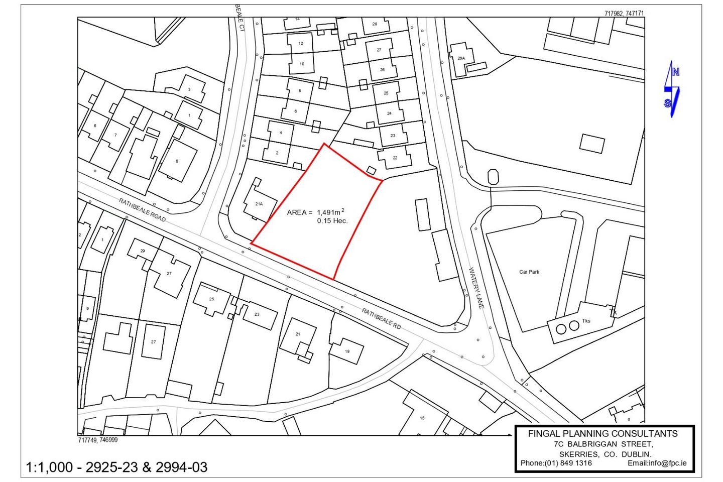 Site c. 0.15 Hectare (c. 0.37 Acre) at Rathbeale Road, Swords, Co. Dublin