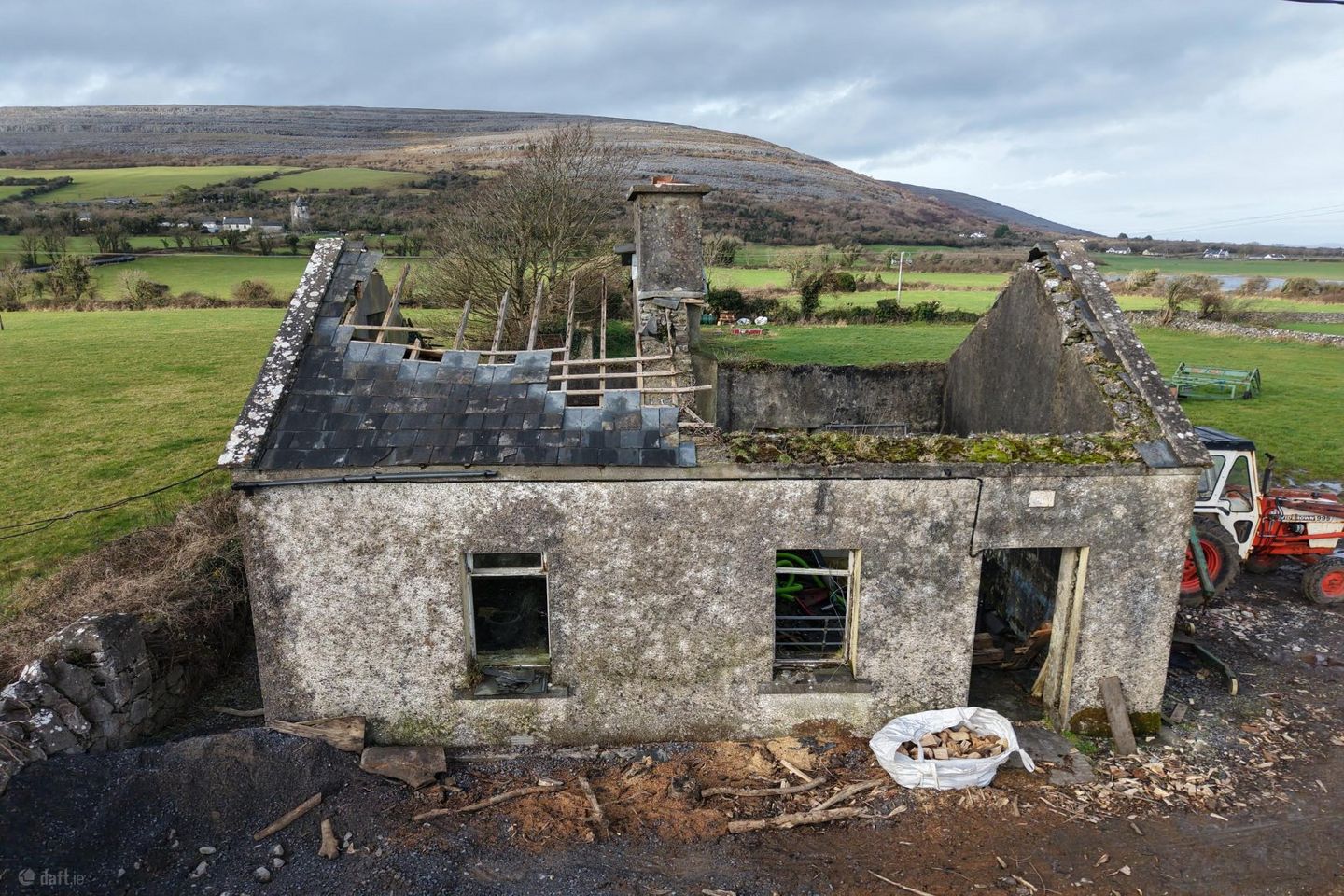 Derelict Cottage On 1 Acre, Newtown, Ballyvaughan, Co. Clare